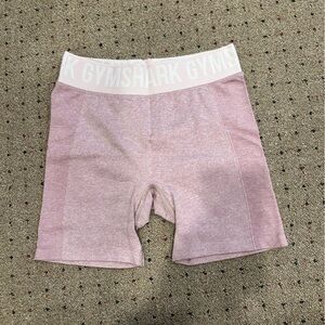 Gymshark Women's Light Pink Athletic Shorts